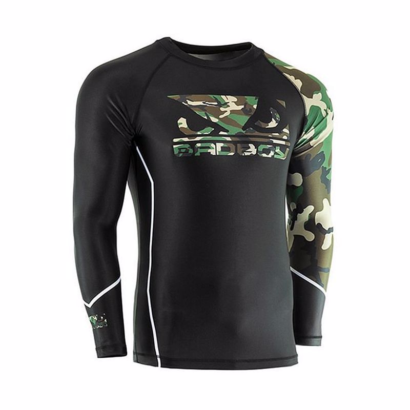 BAD BOY Soldier Rashguard -green camo